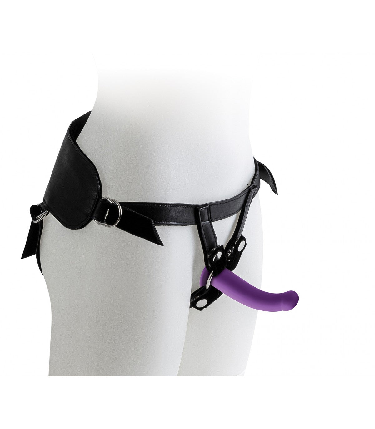 IMBRACATURA CON DILDO VIOLA SET TAGLIE S / M / L