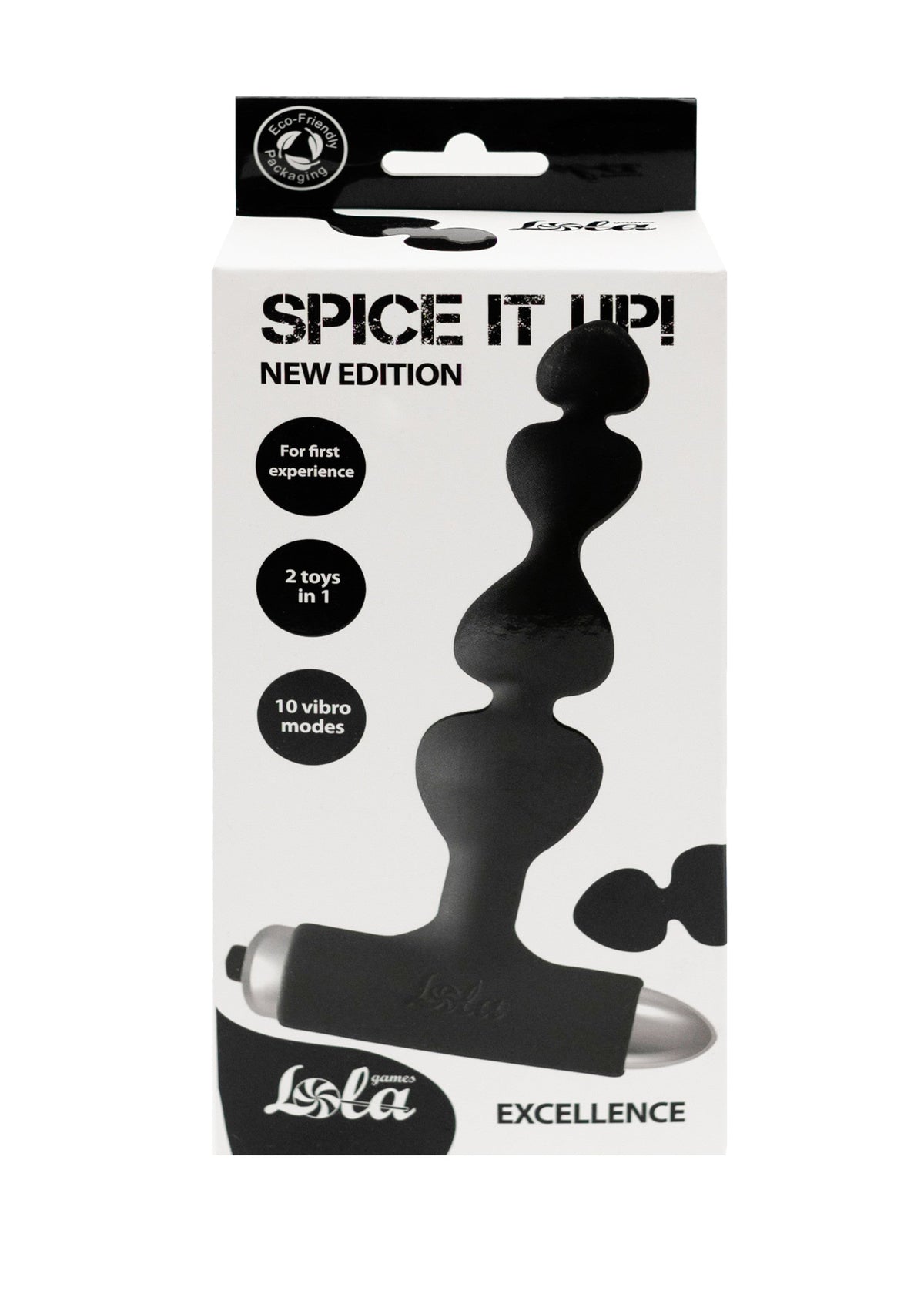 Lola Games - Plug Anale Vibrante Excellence - Nero