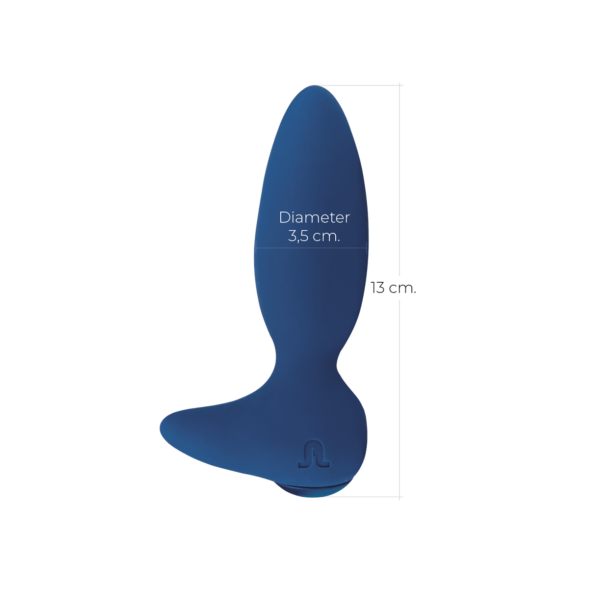 Adrien Lastic - Vibratore Anale + App Little Rocket II - Blu