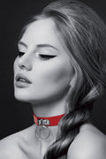 Bijoux Pour Toi - Collare con Anello - Rosso