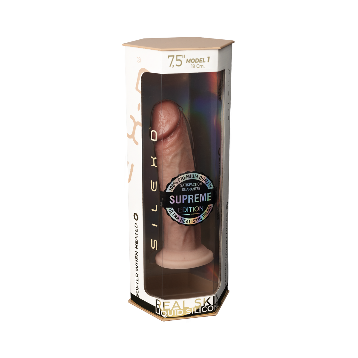 SilexD - Dildo Premium Real Skin Model 2 - 7,5"