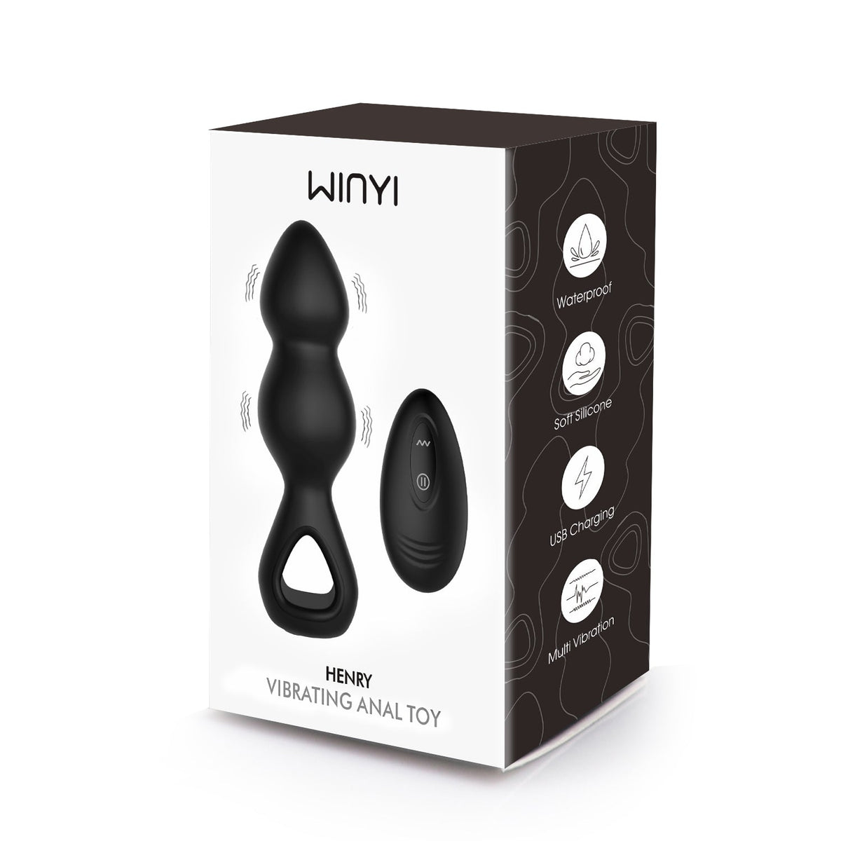 Winyi - Palline Vibranti Anali con Controllo Remoto - Henry