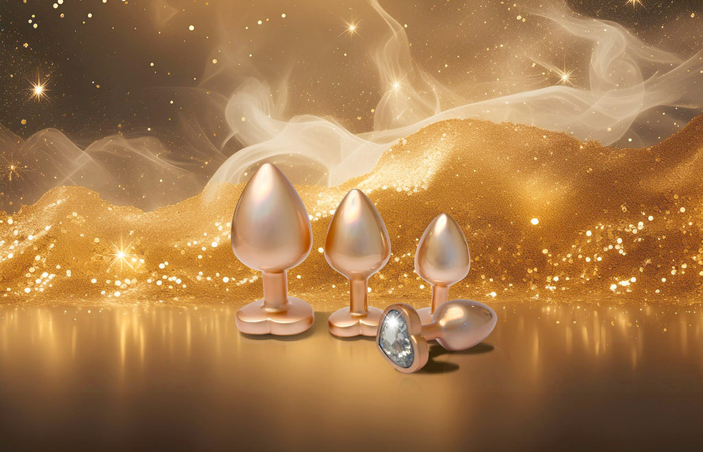 Tappo piccolo in oro perlato scintillante