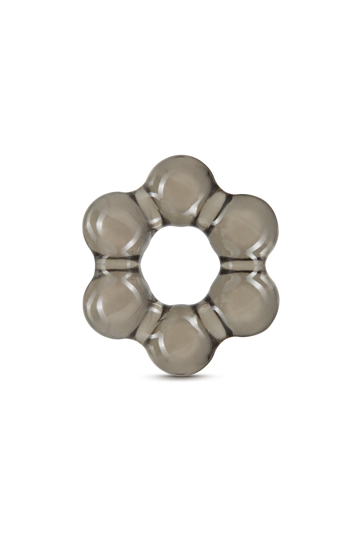 ANELLO PER IL PENE CON PERLINE SPESSE STAY HARD NERO