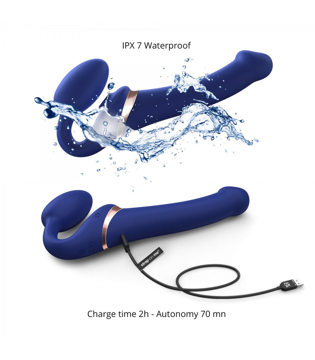 IMBRACATURA REGOLABILE MULTI ORGASMO S BLU