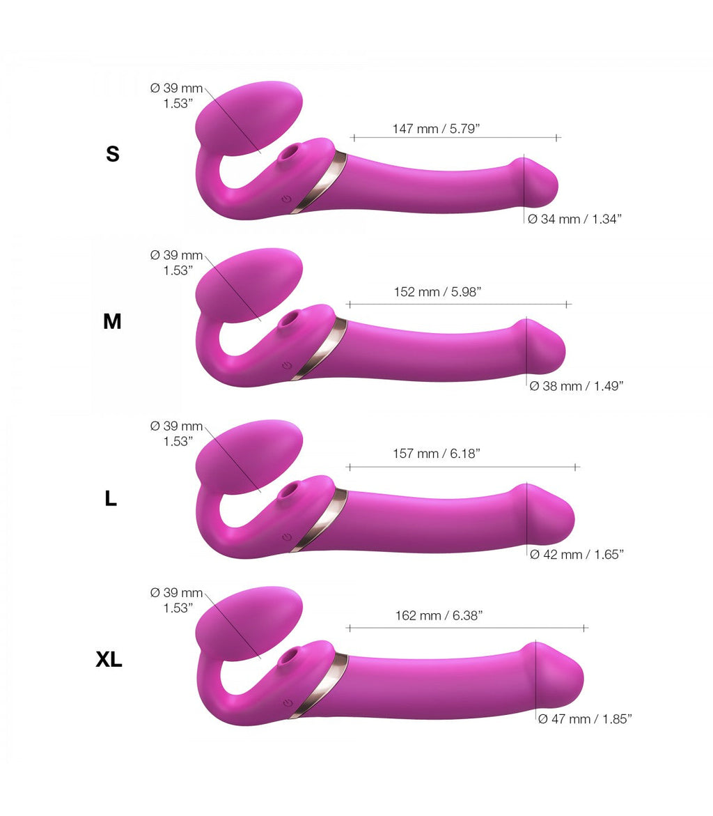 IMBRACATURA REGOLABILE MULTI ORGASMO S FUCSIA