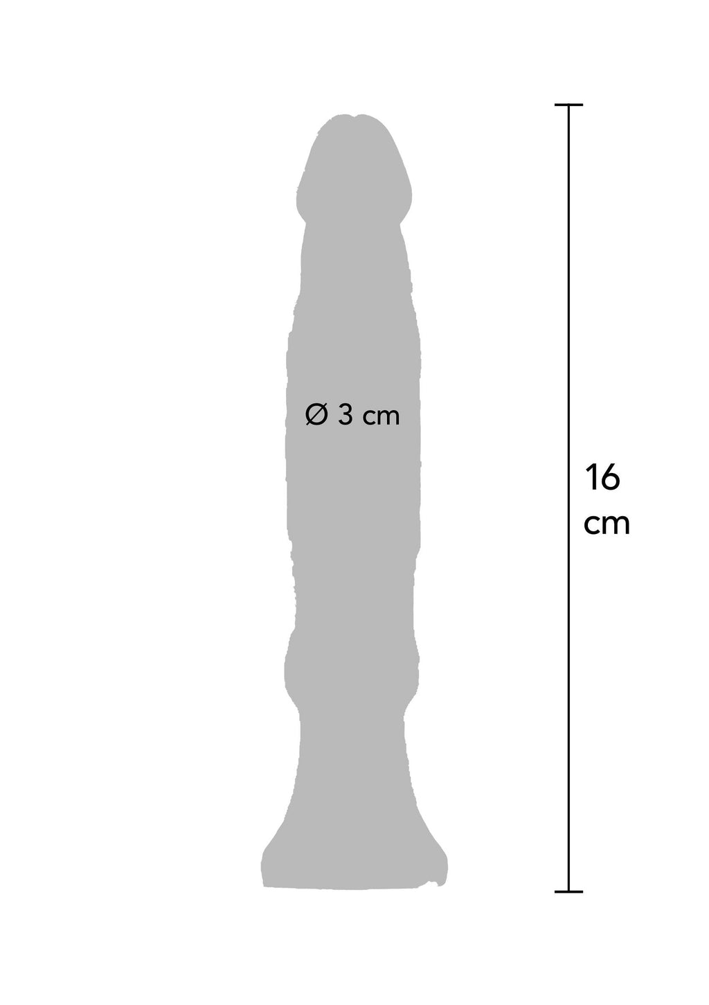 Anal Starter 16 cm rosa