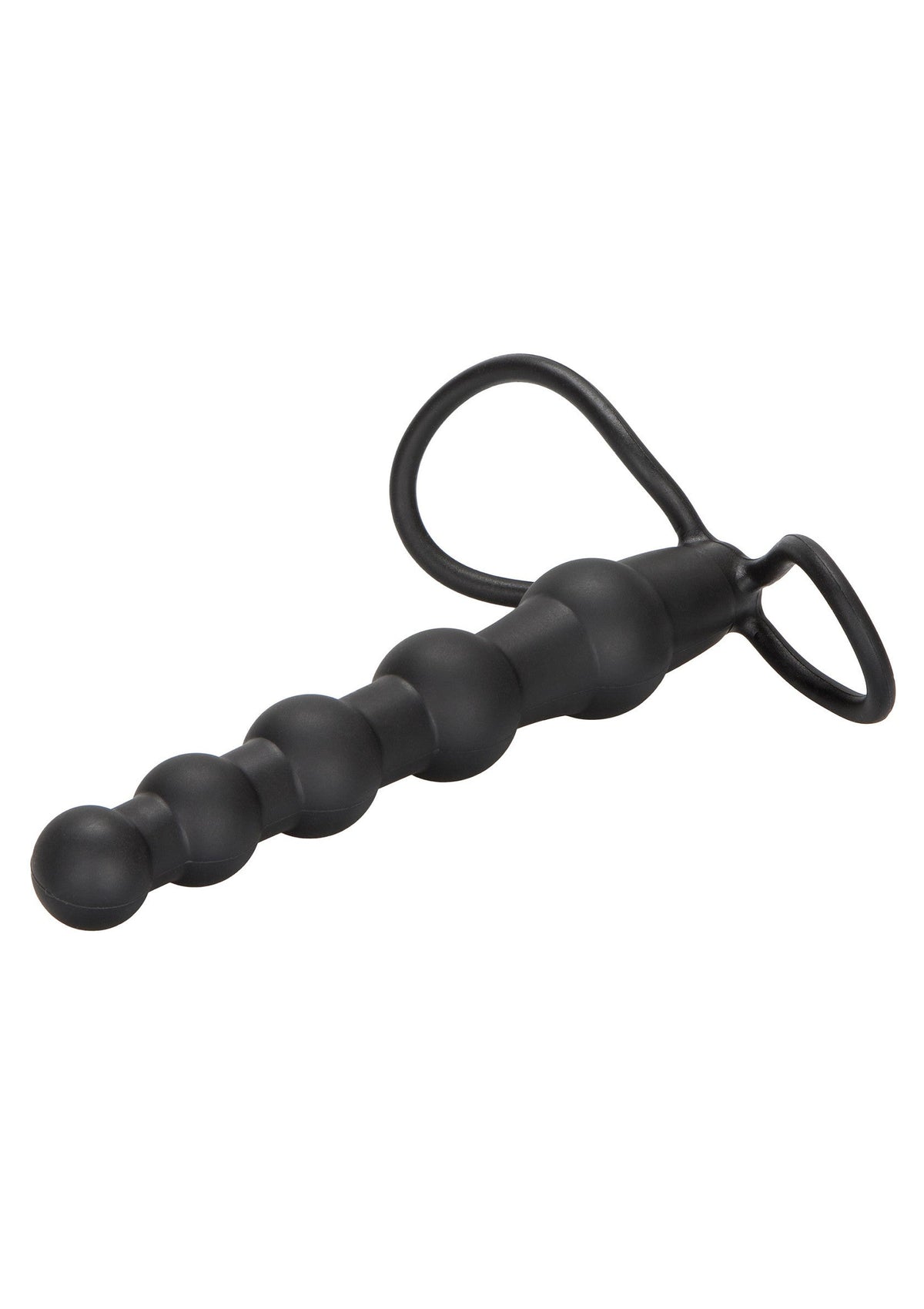 Doppio cavaliere con perline in silicone nero