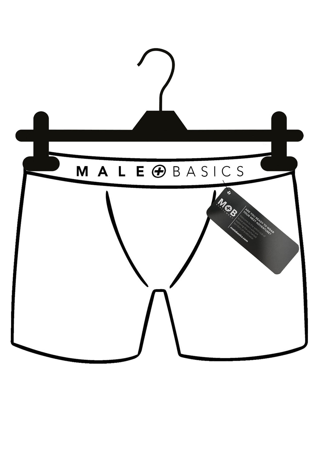 MaleBasics Neon Jock blu