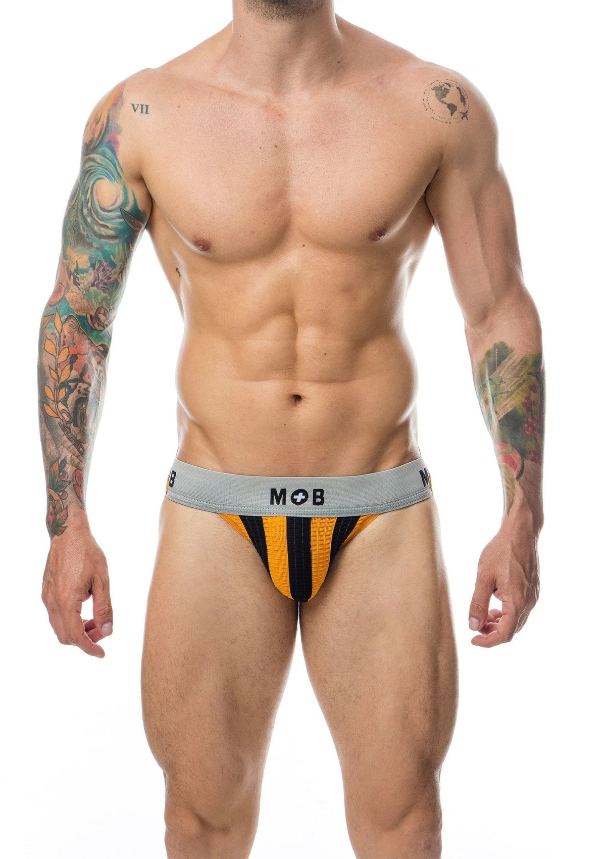 Jock classico a righe MOB arancione