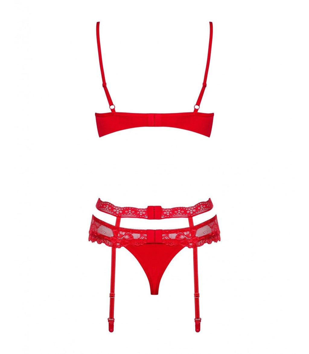 HEARTINA SET 3 PEZZI ROSSO L/XL