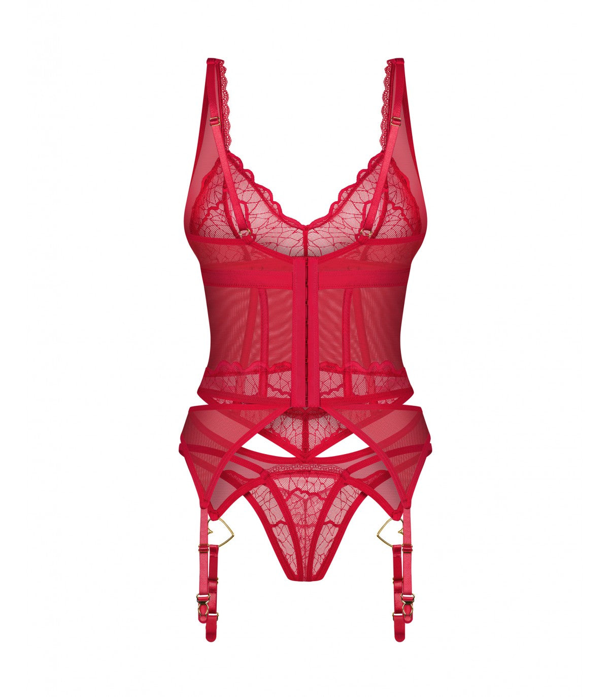 CORSETTO E PERIZOMA CUPIDE DESIR L/XL