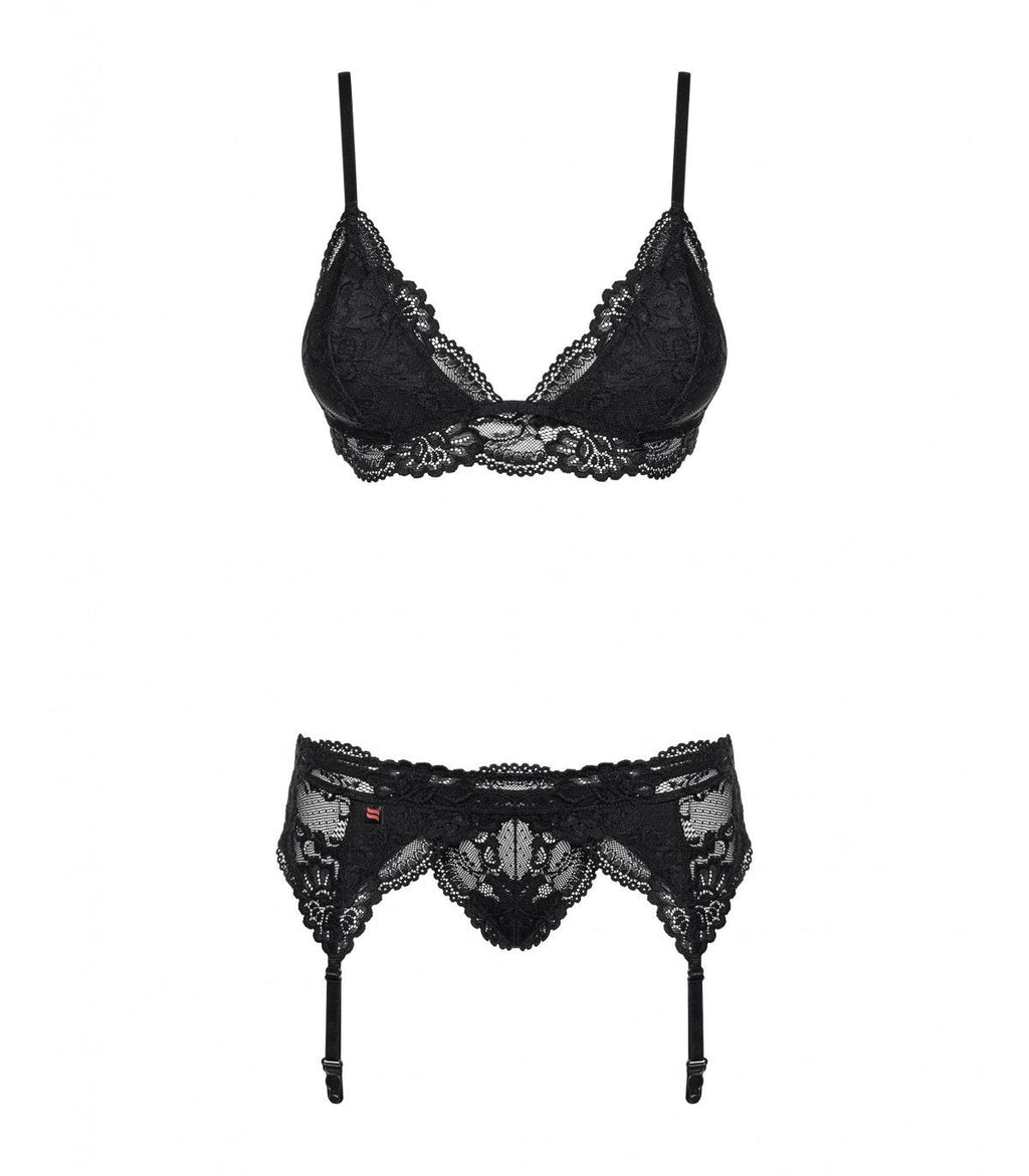 810-SEG-1 SET 3 PEZZI NERO L/XL