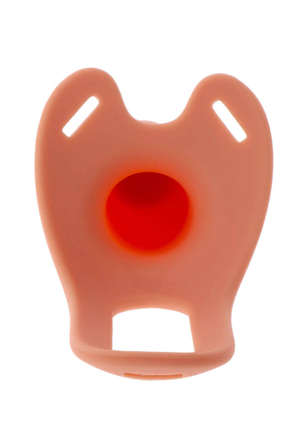 Strapon a forma di pene cavo vibrante in silicone da 16 cm