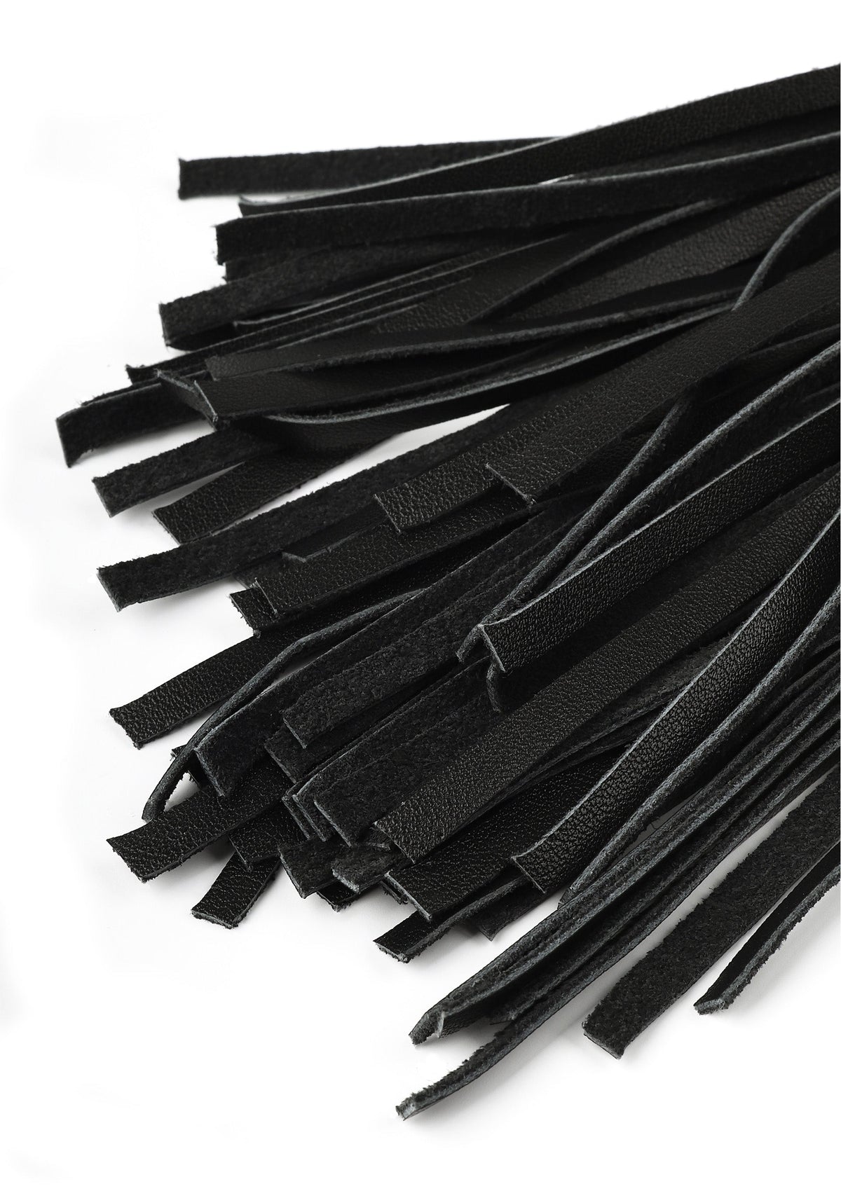 Frusta in vera pelle 55 cm nera