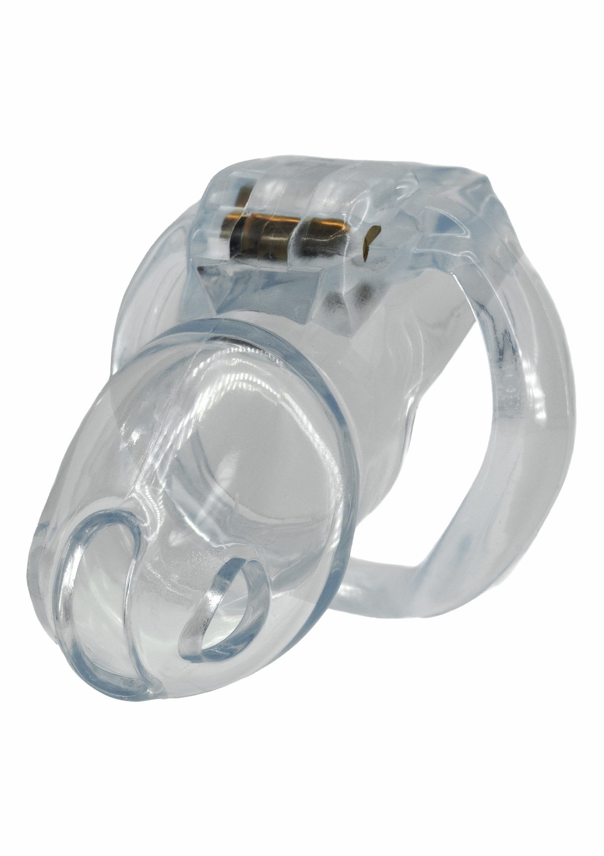 Gabbia per pene Clear Control lunga e trasparente