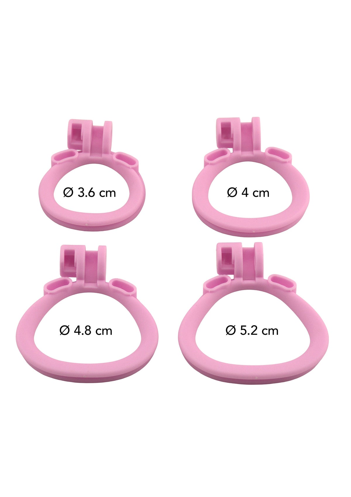 Gabbia per pene da prigione rosa normale