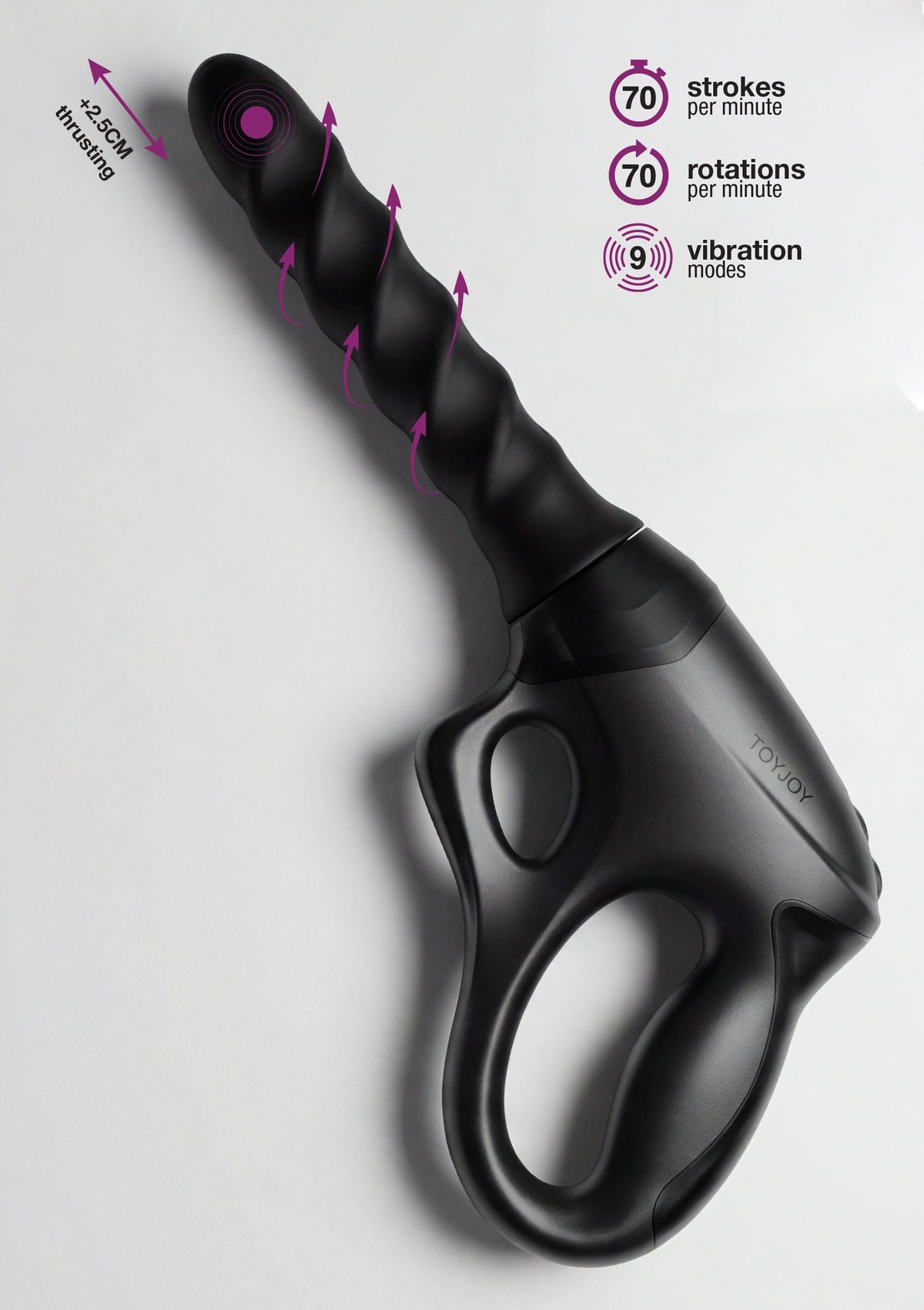 Vibratore a pistola Cadence PRO+ nero