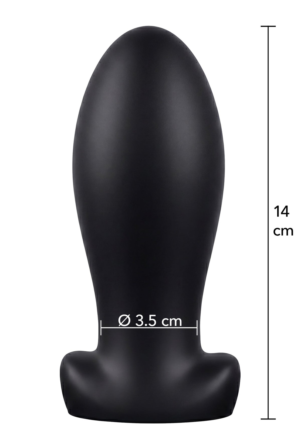 Plug anale pesante M nero