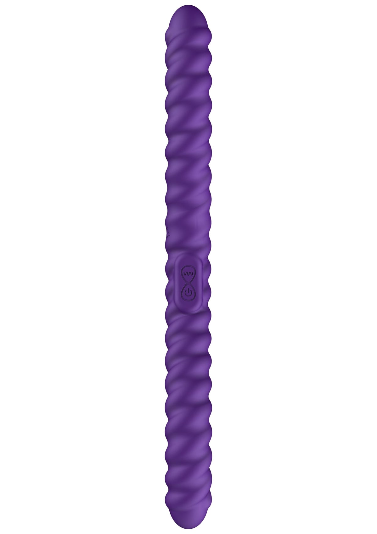 Vibratore flessibile a doppia faccia viola